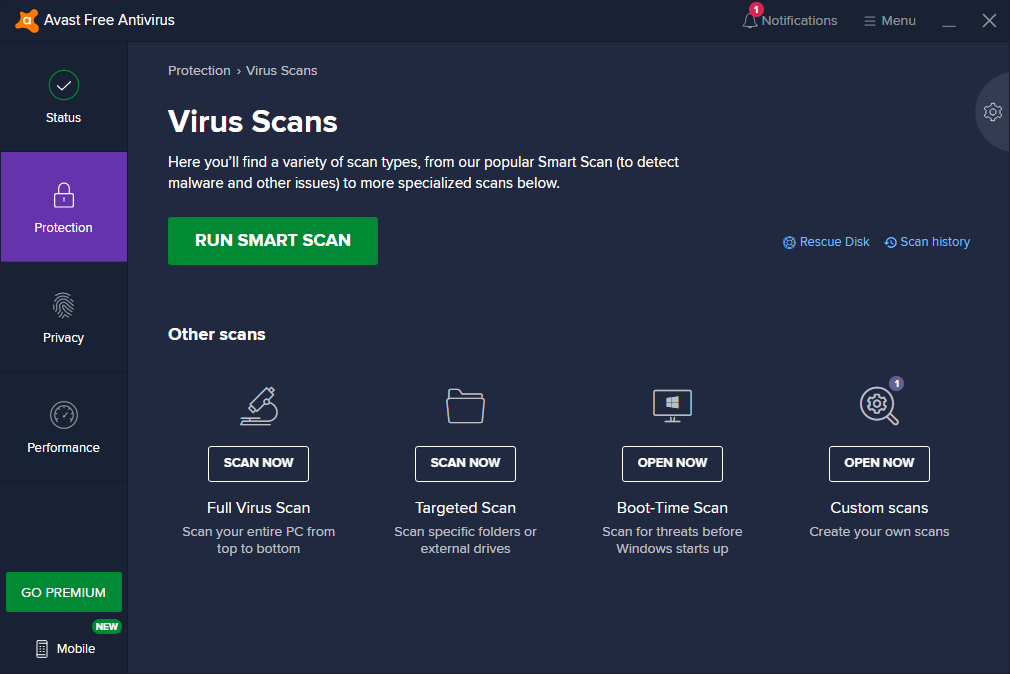 Avast Screenshot